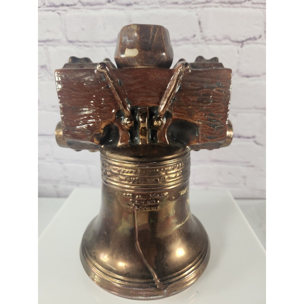 Vtg Ezra Brooks Heritage China Liberty Bell Liquor Decanter 1969 Kentucky Empty